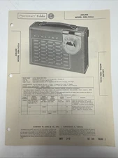 Vintage 1957 SAMS PHOTOFACT - Airline Model GEN-1103A
