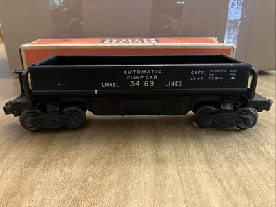 Lionel 3469X O, Automatic Dump Car, Lionel Lines With Box No Coal
