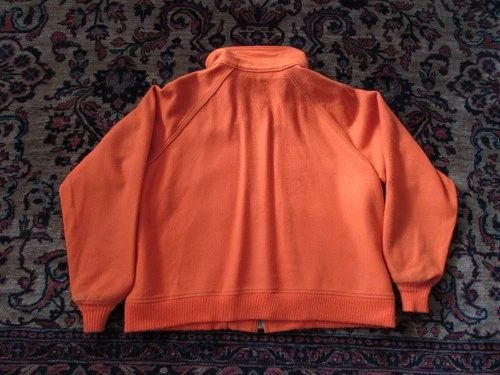Vintage Woolrich Hunter Orange Wool Full Zip Jacket - USA - Size XL image 5