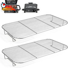 2Pcs Stainless Steel Rack Set Ninja Woodfire Outdoor Grill Smoker Grill Rack