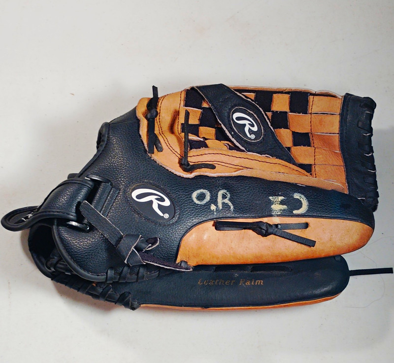 Rawlings RSB SS14BR 14" Left-Hand Softball Glove Leather Black/Brown
