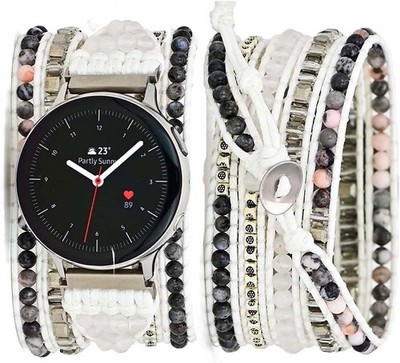Handmade Beaded Strap Compatible with Samsung Galaxy Watch 40mm 44mm