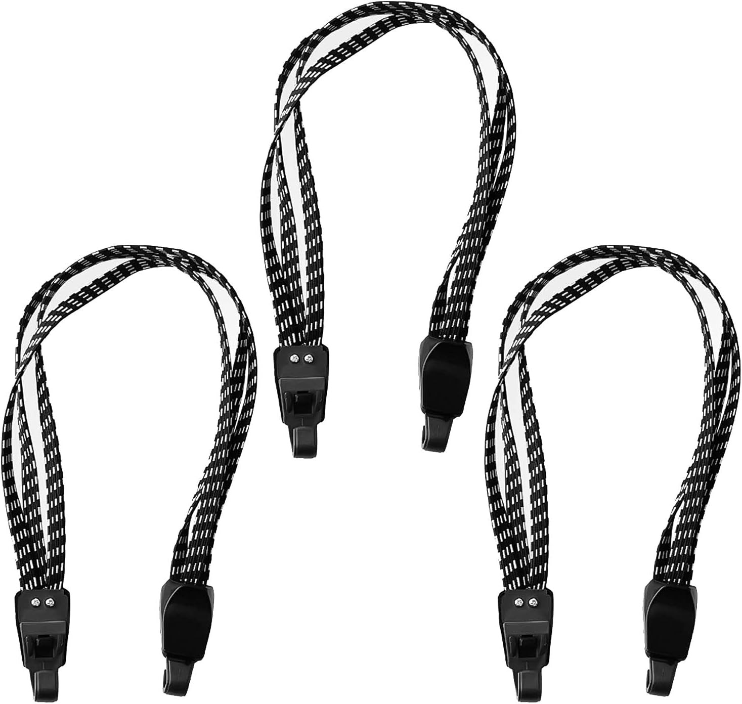 3Pcs Elastici Bagagli Moto con Ganci | Soluzione Fissaggio Rapido