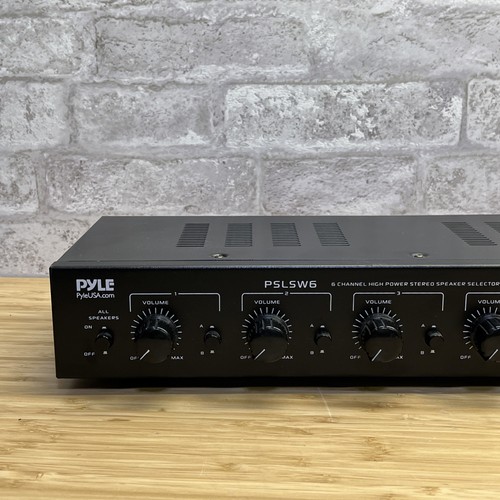 Interruttore Selettore Altoparlanti 6 Canali Multi Zona Audio Controller Box PSLSW6 - Foto 2 di 7