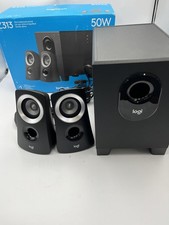 Logitech Z313 2.1 Multimedia Speaker System with Subwoofer NO Power 