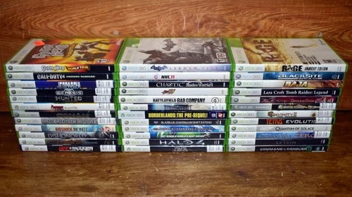 Lot of (36) Quality Xbox 360 Video Games Multiple Genres Achievements Galore!