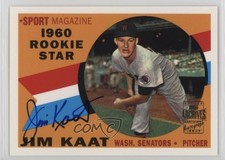 2001 Topps Archives Auto Jim Kaat #141TAA Auto HOF 10lp