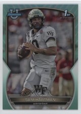 2022 Bowman U Chrome Aqua Refractor 211/299 Sam Hartman #51 0t59