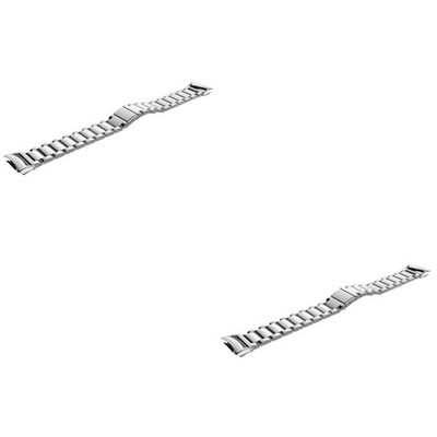 2 Pieces Edelstahl Uhrenarmband SmartWatch -Band Metall -Uhrengurt