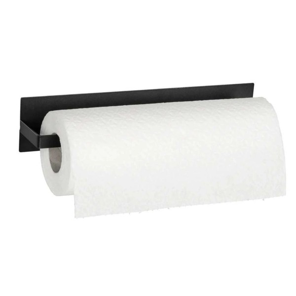 Wenko KüChenrollenhalter Rollenhalter Papierrollenhalter Magnetisch Schwarz-image