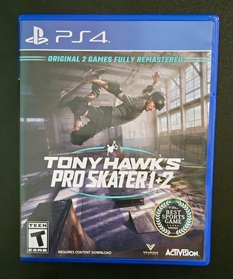 Tony Hawk's Pro Skater 1 + 2 (Sony PlayStation 4 PS4, 2020) PS5 Upgradeable CIB
