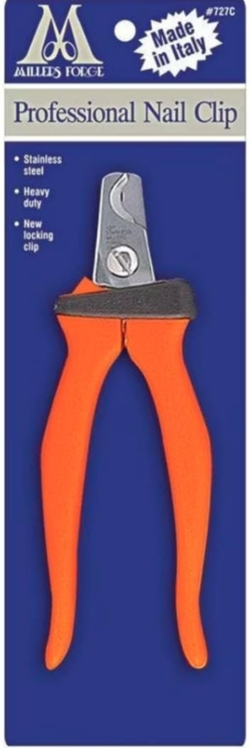 Millers Forge Nail Clipper W/Orange Handle