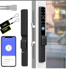 Sliding Glass Door Lock Smart Fingerprint Code Keypad Rfid Remote App Biometric