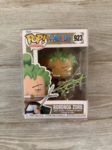 Funko Pop! Animation: One Piece Roronoa Zoro #923 Autographed