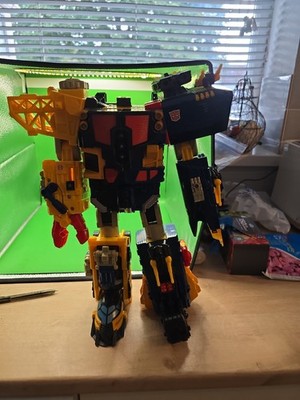 Transformers Energon Omega Supreme Figur - Hasbro 2003 - 14'' hoch - unvollständig