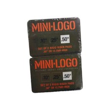 Powell Mini Logo Riser Pads 1/2 in HARD Skateboard Riser Pads SIX PAIRS BNIB