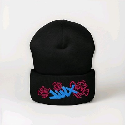 Jinx Beanie Mütze Graffiti Style Skater Arcane League of Legends 