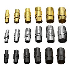 Set of 10 Buckles Cord End Caps Jewelry Making Supplies Copper Material
