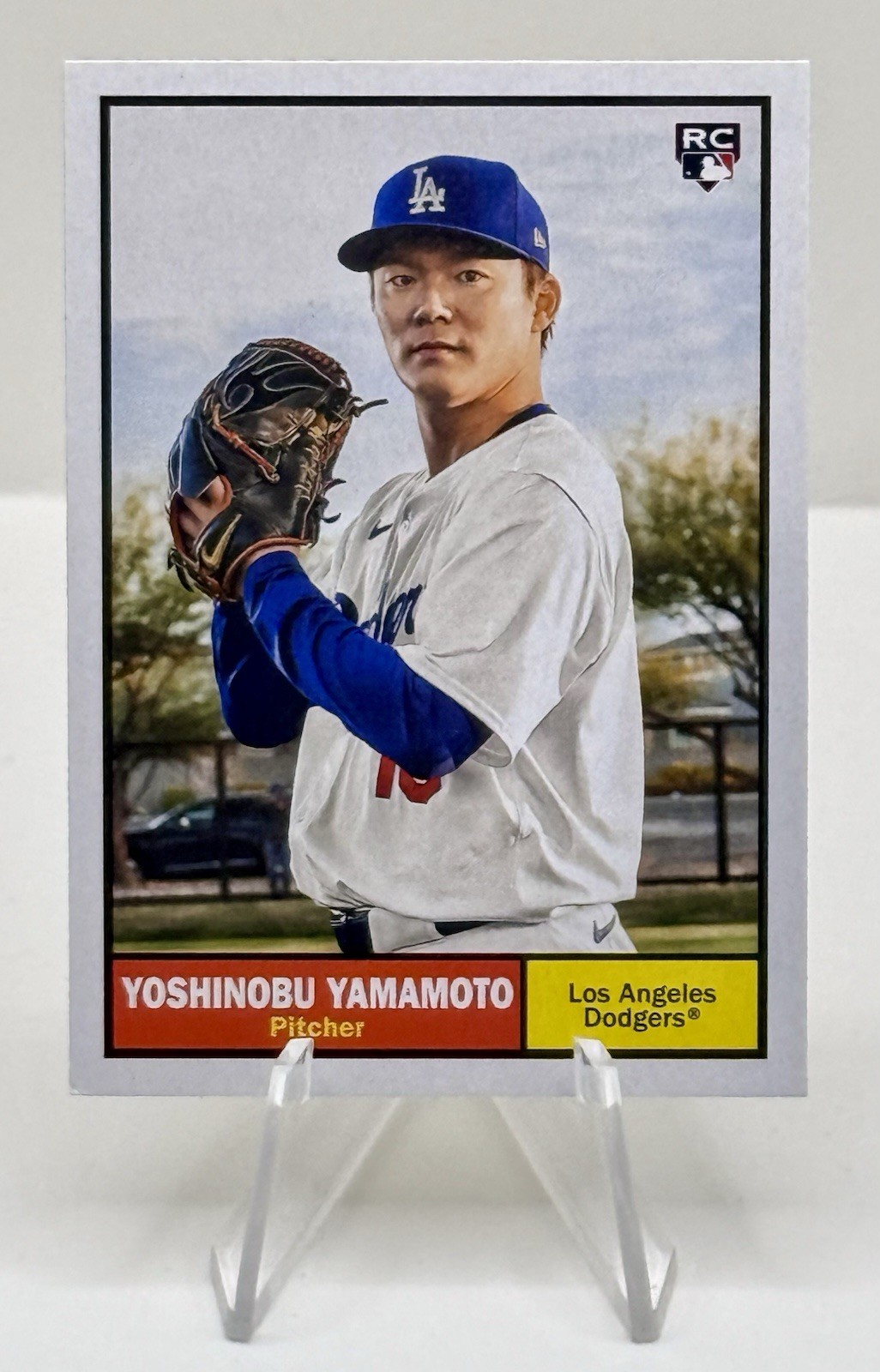 2024 Topps Archives - 1961 Topps Yoshinobu Yamamoto #61 (RC) Dodgers
