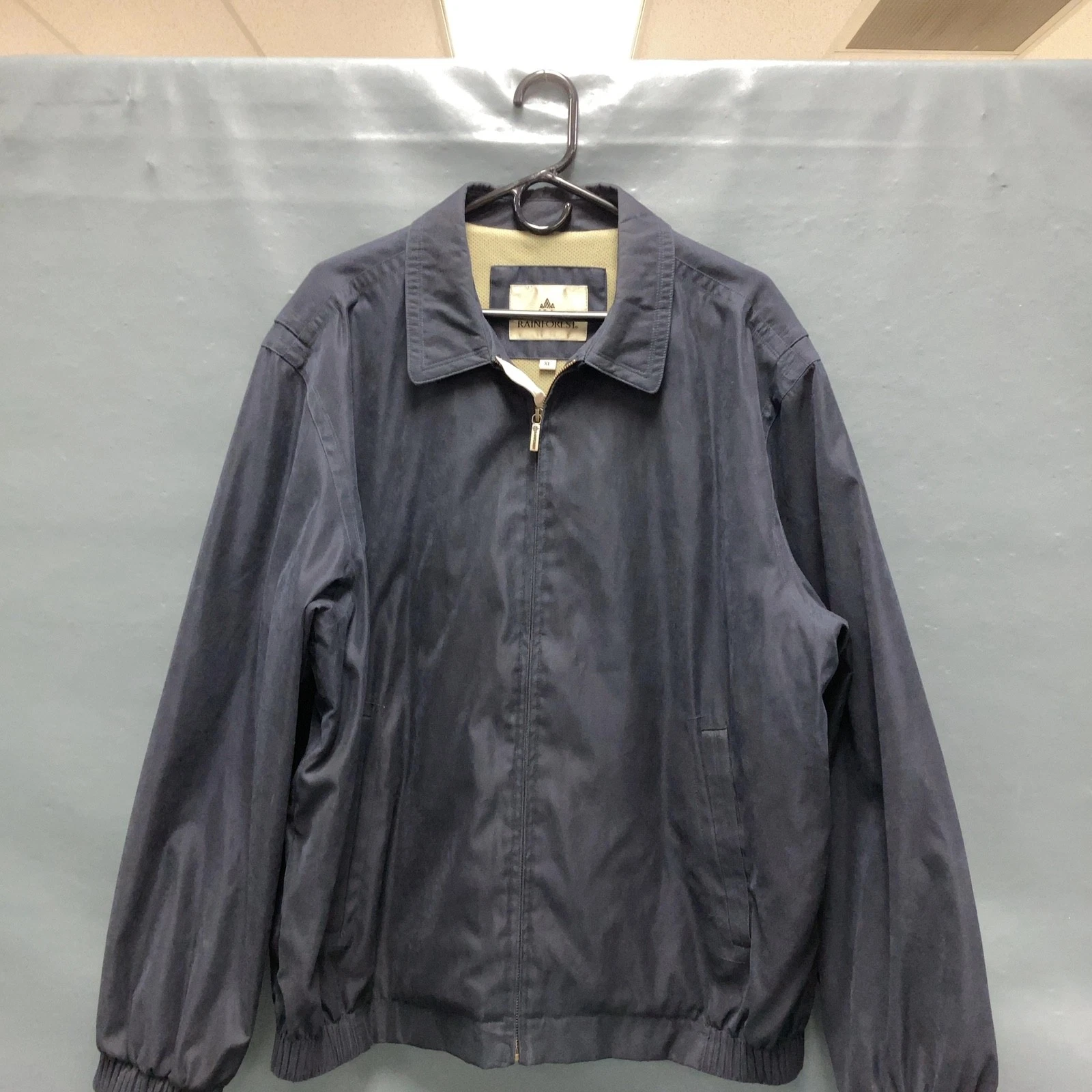 Rainforest Deep navy Windbreaker Full Zip Jacket Men's XL - product detail image 1