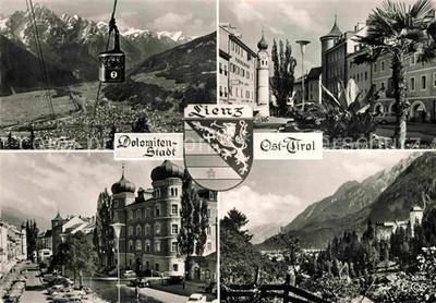 Lienz Tirol Zettersfeldbahn mit Spitzkofel Stadtplatz Schloss Bruck