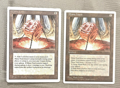 MTG  3rd & 4TH EDITION MANA VAULT  PLAYED