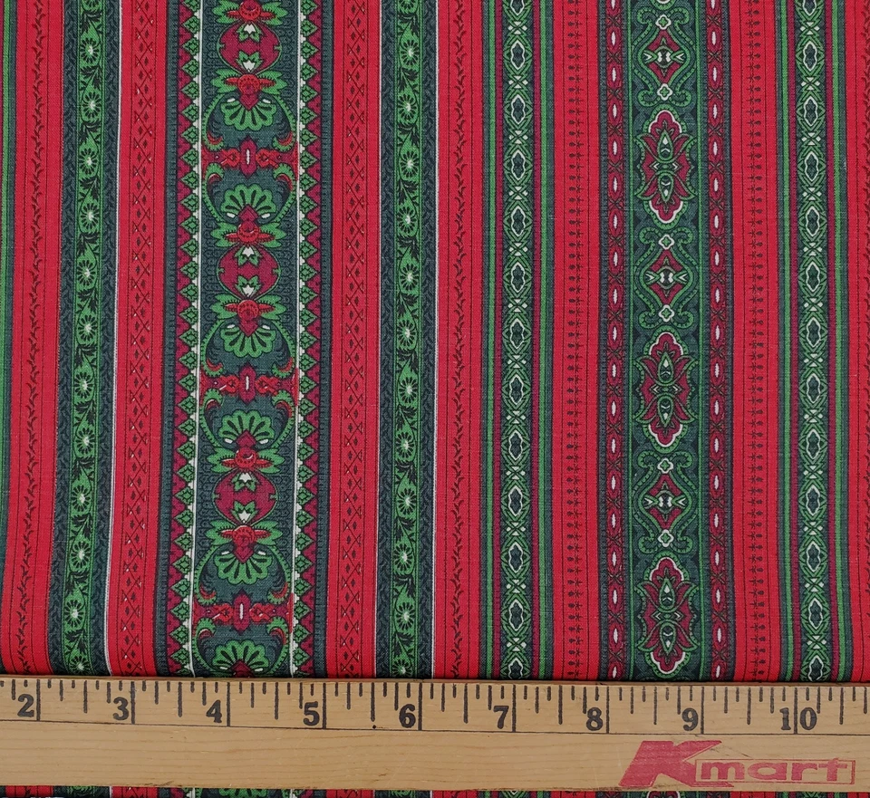 Tela de Navidad Jinny Beyer 1 yarda miniatura Medley RJR tela Foto 3 de 4