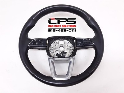 18-20 Audi Q5 SQ5 Steering Wheel Black Leather Multifunction OEM 80A419091BC