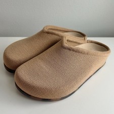 Rothys The Casual Clog Merino Wool Butternut Beige Woman  s size 5 - New No Box