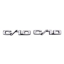 Trim Parts 1969-70 Chevrolet Truck Front Fender C10 Emblem Wfasteners Pair Trim Parts 1969-70 Chevrolet Truck Front Fender C10 Emblem Wfasteners Pair