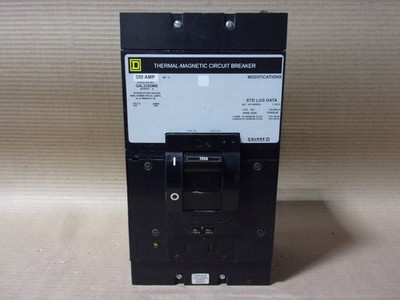Square D Q4 Q4L Q4L3350MB 3 Pole 400 Amp 240V Circuit Breaker Q4L3350