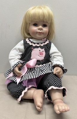 Adora ToddlerTime Baby Doll Original OINK Outfit & Diaper Blonde Blue Eyes 20 