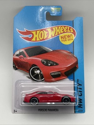 Hot Wheels Porsche Panamera HW City Red 40/250 #127 BFF93 2014 HW Speed Team
