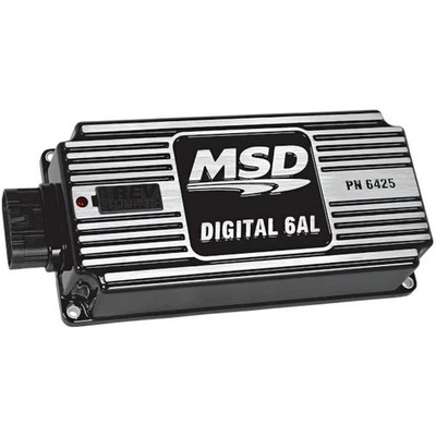 MSD 64253 Ignition Box Digital 6AL with Adjustable Rev Limiter Black