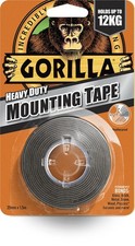 Heavy Duty Mounting Tape Black 1.5m