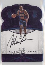 2016-17 Panini Preferred Crown Royale Purple 16/49 Mark Aguirre #175 Auto 1u6