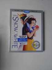 SNOW WHITE THE SEVEN DWARFS 1937 BLU-RAY DVD NEW DISNEY SLIPCOVER 2-DISC COMBO