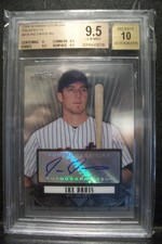 IKE DAVIS 2008 Bowman Sterling Prospects AUTO BGS GEM MINT 9.5 Mets