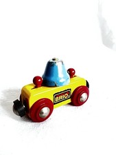 Brio Chiming BELL TRAIN CAR 33227 Wagon Railroad Sweden GUC Wooden Railway