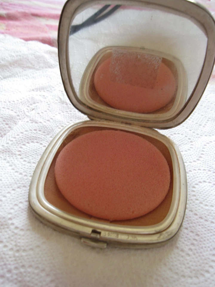 ANCIEN POUDRIER EN ARGENT MASSIF 925 - Photo 3/3