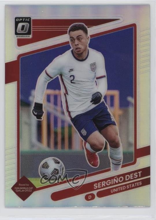 2021-22 Panini Donruss Road to Qatar Optic Holo Prizm Sergino Dest #162 14fw