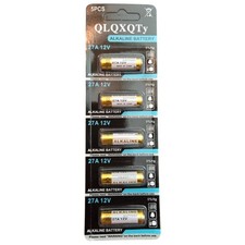 27A 12V Alkaline Batteries 5 Pack QLOXQTY New Sealed
