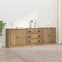 Sideboards 3 Pcs Artisan-Eiche 210 X 35,5 X 67,5 Cm