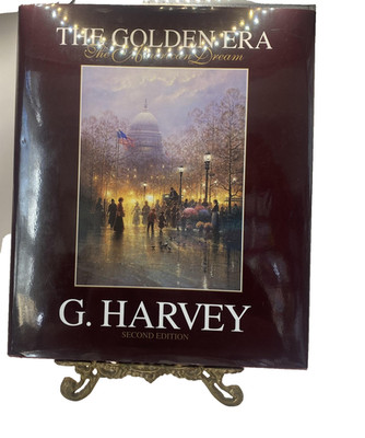 Vintage The Golden Era American Dream G Harvey Maroon HC DJ USA Art History