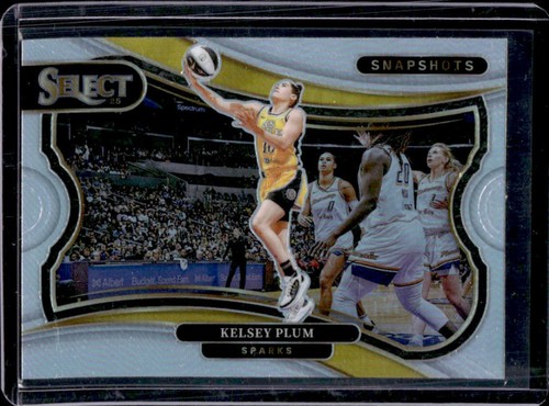 2025 Panini WNBA Select Kelsey Plum Snapshots Silver Prizm #21 Sparks
