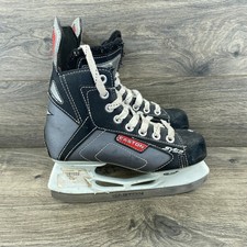 Easton Synergy SY52 Ice Hockey Skates Kids Youth Black Silver Red Shoe Size 3.5