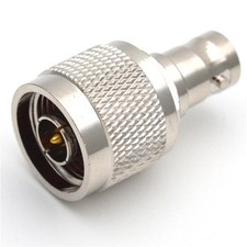 N-Type Male Plug to BNC Female Jack RF Adapter Barrel Connector 1 Piece 