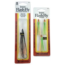 LUHR JENSEN FLASH FLY RIGGED/UN-RIGGED TROLLING FISHING LURE SET • MULTI SKIRT