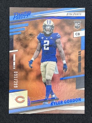 Kyler Gordon #335 - 2022 Panini Prestige - Blue Xtra Points /299 (RB) Bears