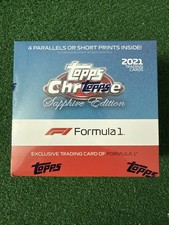 2021 Topps Chrome F1 Sapphire Edition Formula 1 One Racing Card SEALED Hobby Box